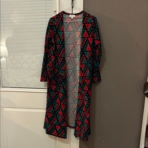 LuLaRoe Multicolor Geometric Cardigan